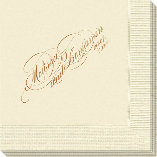 Romantic Script Napkins